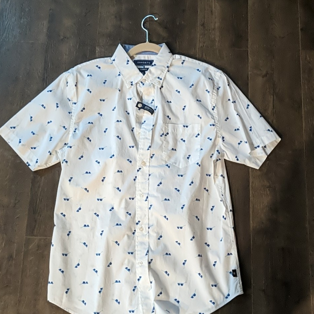 Crown And Ivy Men's Dress Shirt See Desc